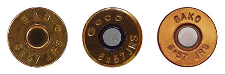 Le calibre 8x57 JRS est très répandu en Europe pour être utilisé dans tous les types d'armes à canon basculant. De nombreux fabricants de cartouches proposent un ou plusieurs chargements à leur catalogue.