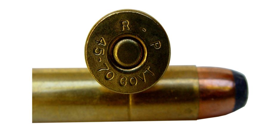 La douille à bourrelet du calibre 45-70 GOVERNMENT est particulièrement bien adaptée pour un usage dans des armes dotées d'un canon basculant, même si sa principale destination demeure les carabines à levier de sous garde. 