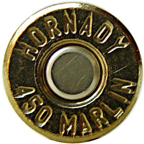 Le calibre 450 MARLIN est basé sur une douille ceinturée de type magnum comportant toutefois des cotes spécifiques.